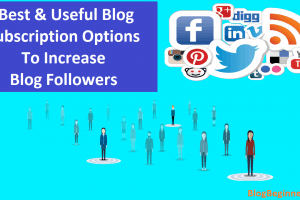 Best & Useful Blog Subscription Options To Increase Blog Followers