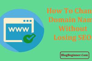 How to Change Domain Name Without Losing SEO of Blog/Website